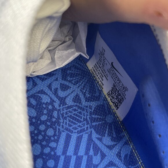 Nike Zoom Vapor 15 Elite CR7 FG, White/Metallic Copper-Concord, Sz 13 DQ5299 182 - Picture 9 of 14